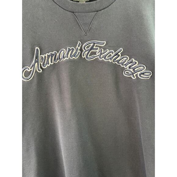 Armani Exchange Crewneck Sweatshirt – Black – Size M - Picture 5 of 5